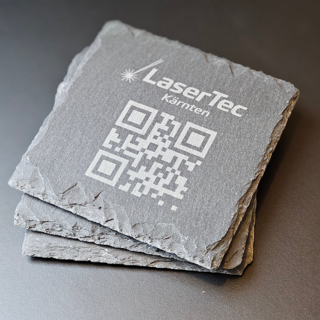 Schiefer-Untersetzer Quader 4x Set