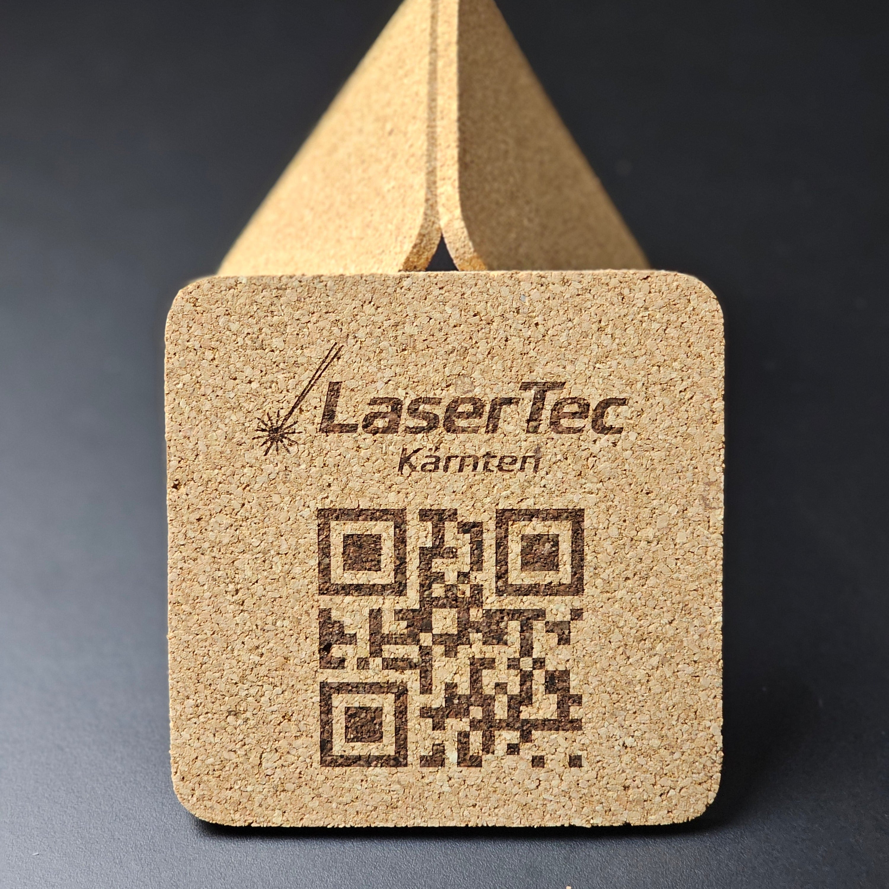 Kork-Untersetzer Graviert – 6x Set