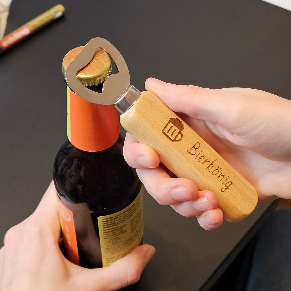 Holz Flaschenöffner