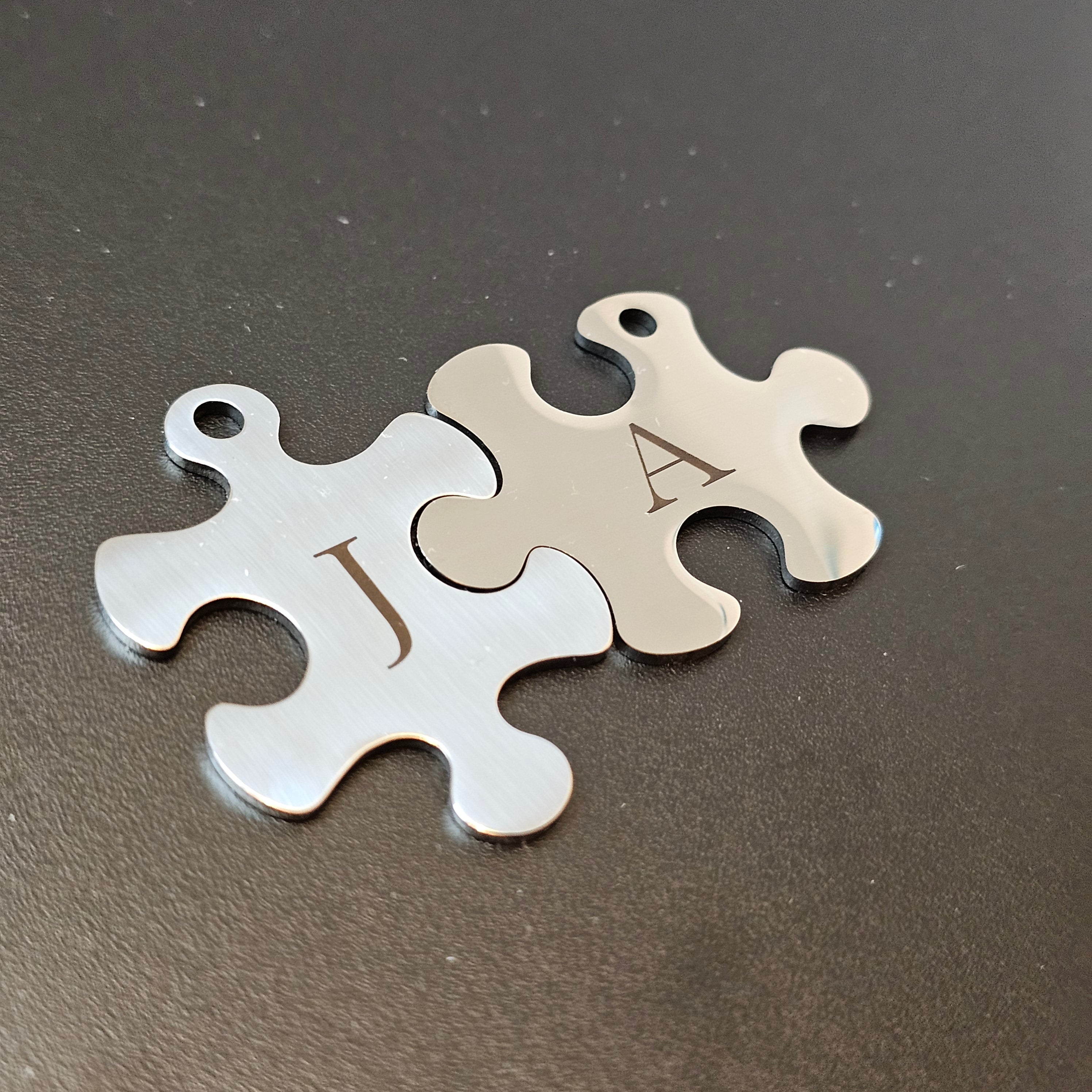 Personalisierte Puzzleteile (2Stk)