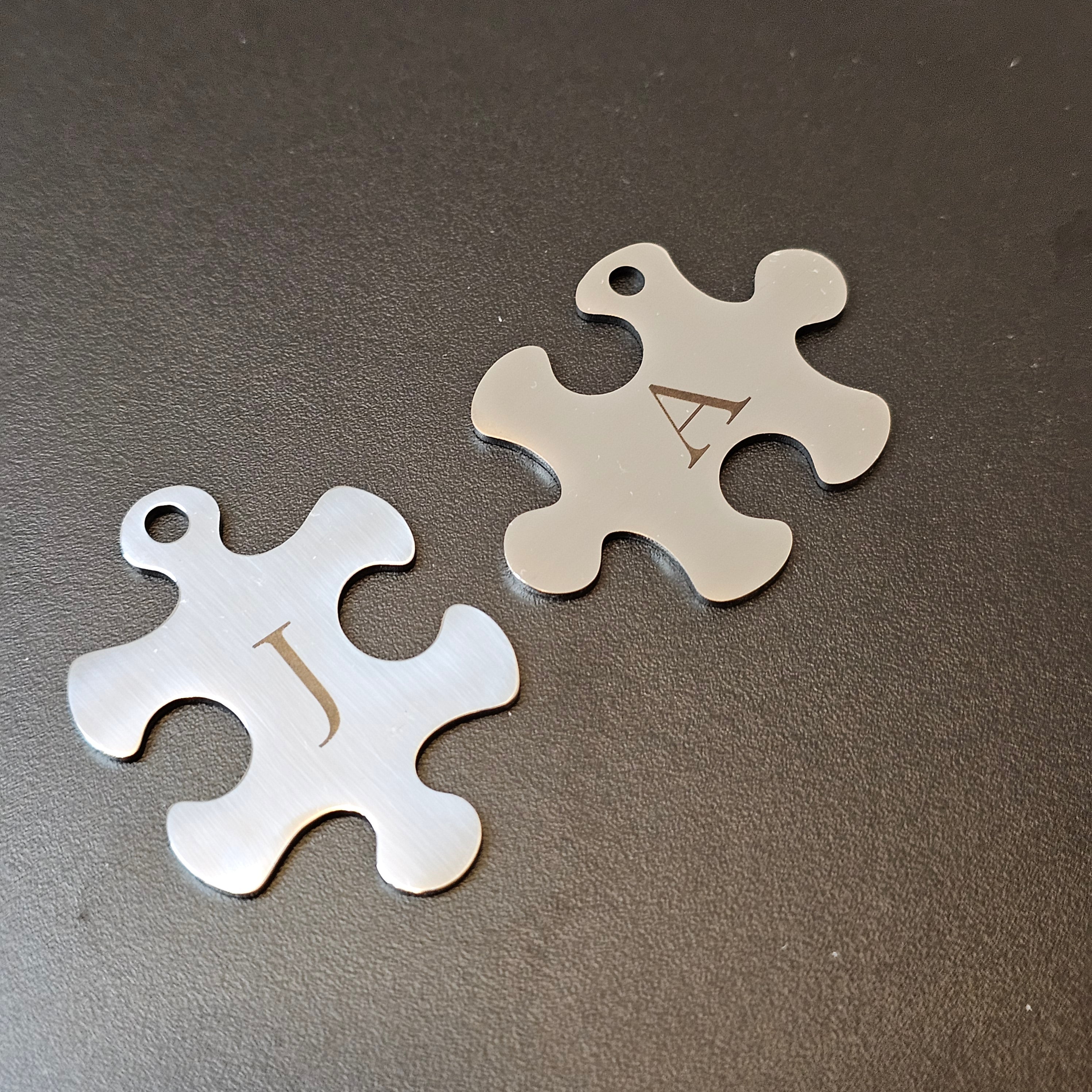 Personalisierte Puzzleteile (2Stk)